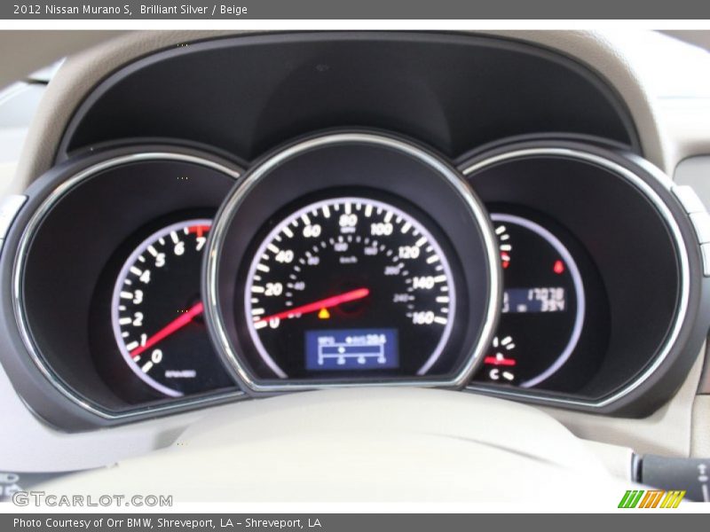Brilliant Silver / Beige 2012 Nissan Murano S