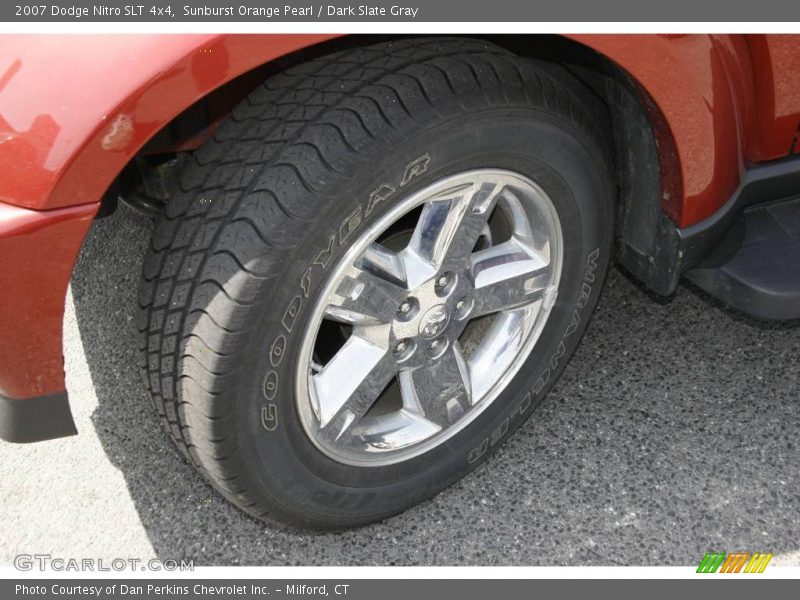 Sunburst Orange Pearl / Dark Slate Gray 2007 Dodge Nitro SLT 4x4