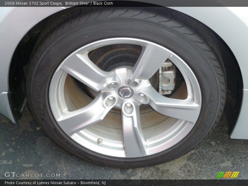 Brilliant Silver / Black Cloth 2009 Nissan 370Z Sport Coupe