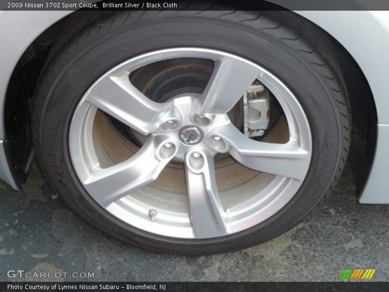 Brilliant Silver / Black Cloth 2009 Nissan 370Z Sport Coupe
