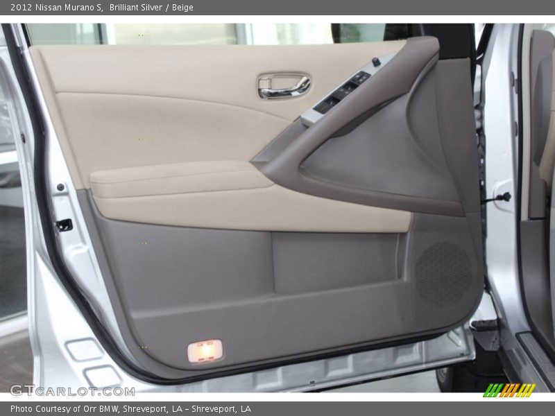 Brilliant Silver / Beige 2012 Nissan Murano S