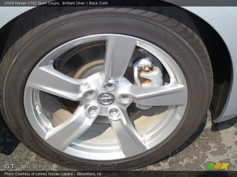 Brilliant Silver / Black Cloth 2009 Nissan 370Z Sport Coupe