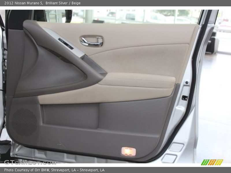 Brilliant Silver / Beige 2012 Nissan Murano S