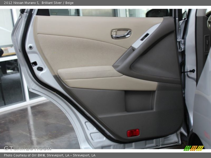 Brilliant Silver / Beige 2012 Nissan Murano S