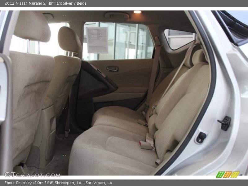 Brilliant Silver / Beige 2012 Nissan Murano S