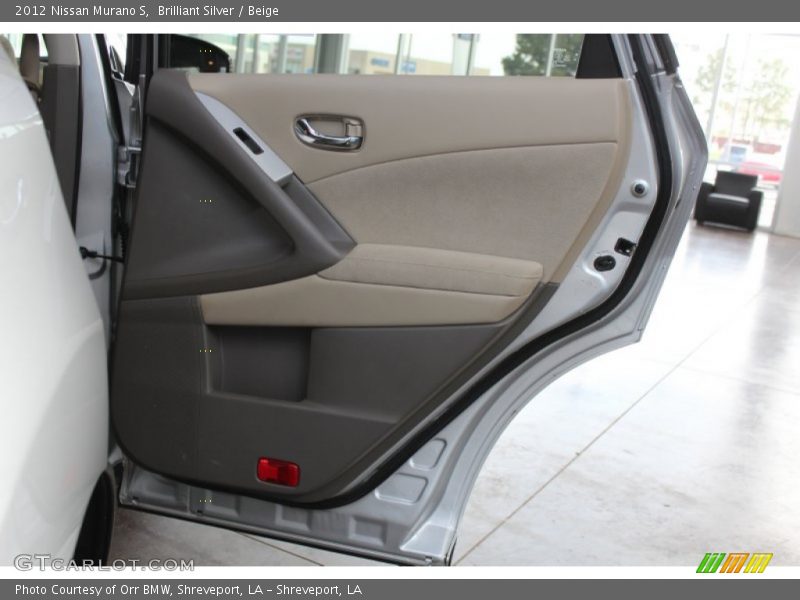 Brilliant Silver / Beige 2012 Nissan Murano S