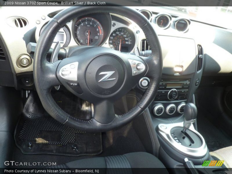 Brilliant Silver / Black Cloth 2009 Nissan 370Z Sport Coupe
