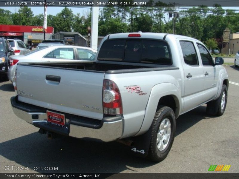 Silver Streak Mica / Graphite 2010 Toyota Tacoma V6 SR5 TRD Double Cab 4x4