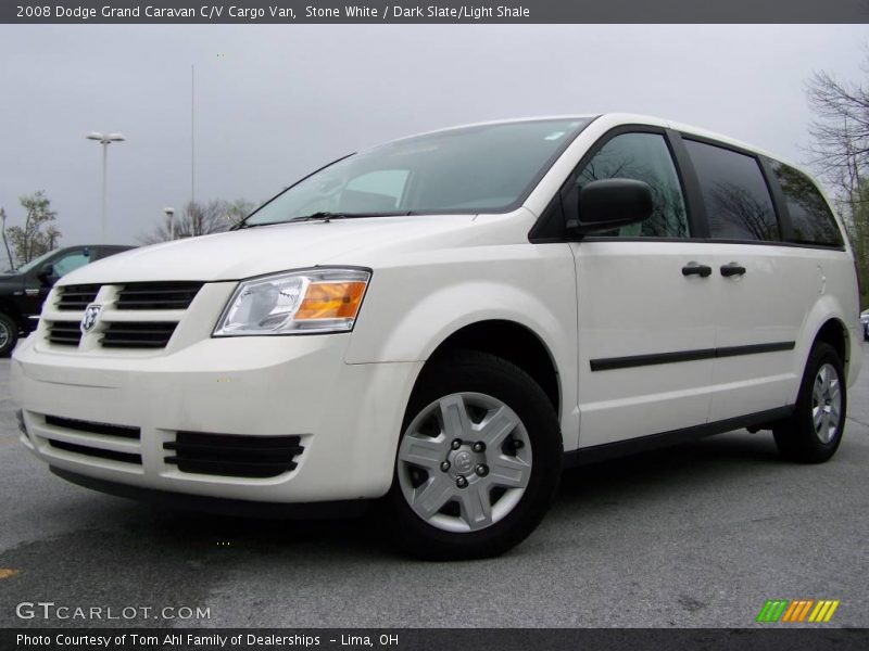 Stone White / Dark Slate/Light Shale 2008 Dodge Grand Caravan C/V Cargo Van