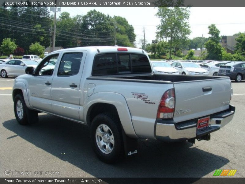 Silver Streak Mica / Graphite 2010 Toyota Tacoma V6 SR5 TRD Double Cab 4x4