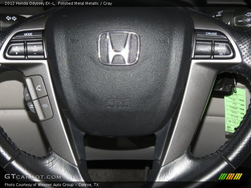 Polished Metal Metallic / Gray 2012 Honda Odyssey EX-L