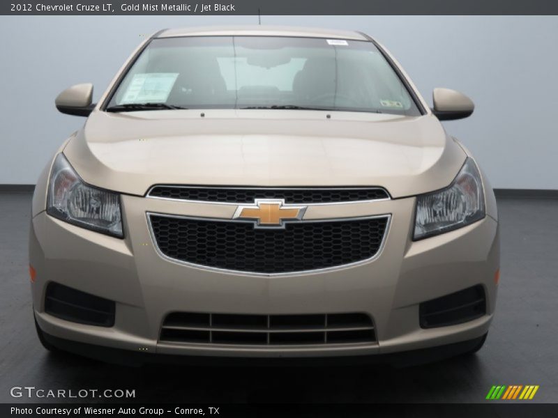 Gold Mist Metallic / Jet Black 2012 Chevrolet Cruze LT