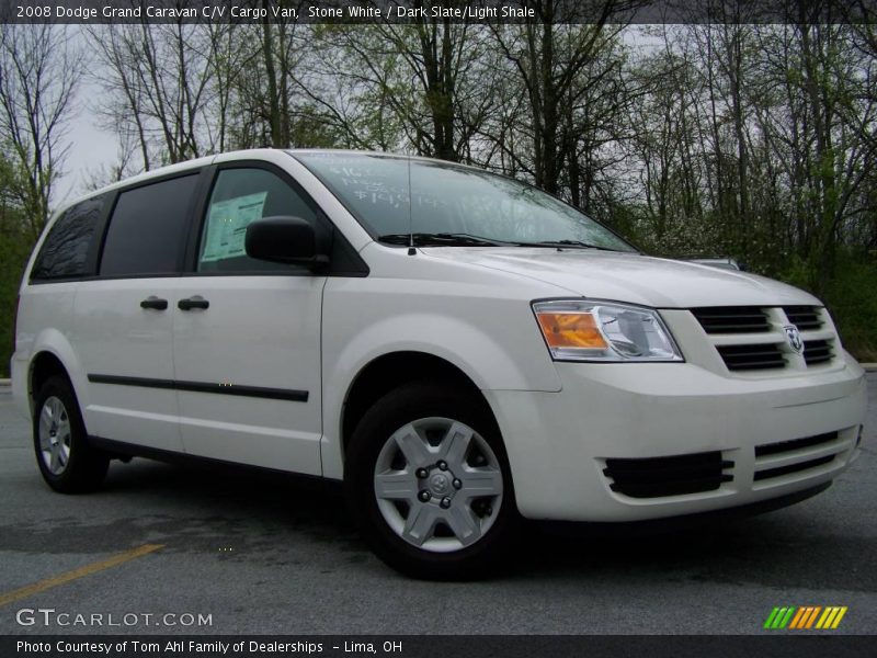 Stone White / Dark Slate/Light Shale 2008 Dodge Grand Caravan C/V Cargo Van