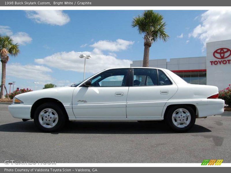 Bright White / Graphite 1998 Buick Skylark Custom
