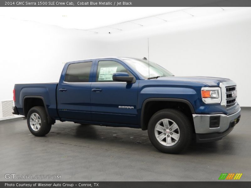  2014 Sierra 1500 SLE Crew Cab Cobalt Blue Metallic