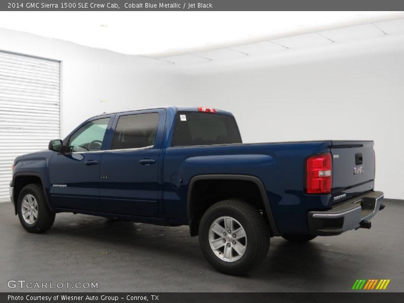 Cobalt Blue Metallic / Jet Black 2014 GMC Sierra 1500 SLE Crew Cab