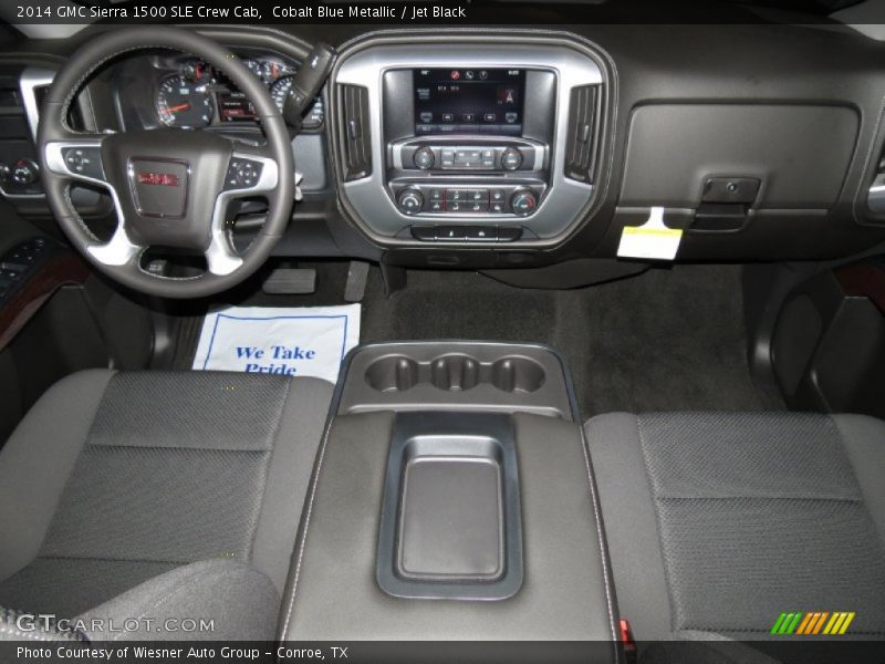 Cobalt Blue Metallic / Jet Black 2014 GMC Sierra 1500 SLE Crew Cab