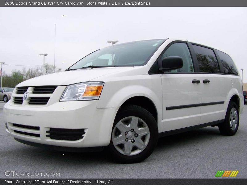 Stone White / Dark Slate/Light Shale 2008 Dodge Grand Caravan C/V Cargo Van