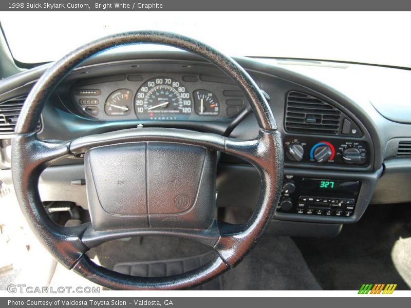 Bright White / Graphite 1998 Buick Skylark Custom