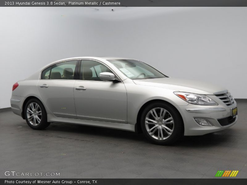 Platinum Metallic / Cashmere 2013 Hyundai Genesis 3.8 Sedan
