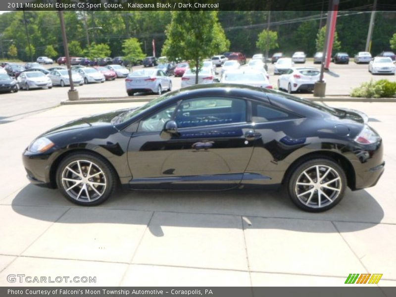 Kalapana Black / Dark Charcoal 2011 Mitsubishi Eclipse GS Sport Coupe
