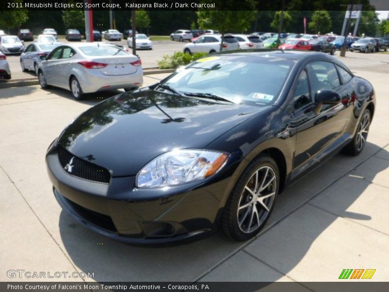 Kalapana Black / Dark Charcoal 2011 Mitsubishi Eclipse GS Sport Coupe