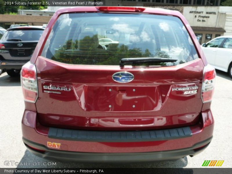 Venetian Red Pearl / Platinum 2014 Subaru Forester 2.5i
