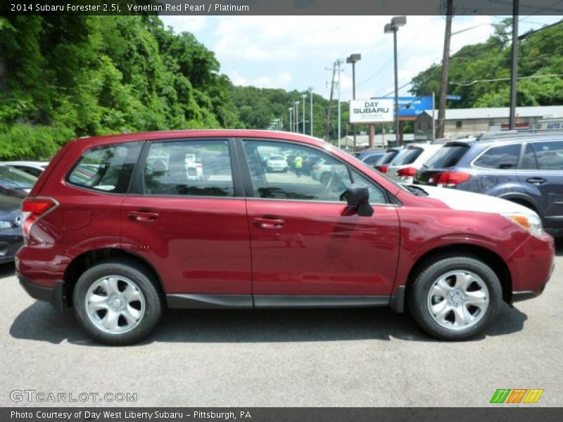 Venetian Red Pearl / Platinum 2014 Subaru Forester 2.5i