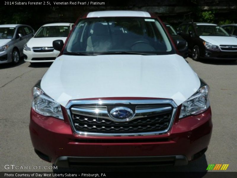 Venetian Red Pearl / Platinum 2014 Subaru Forester 2.5i