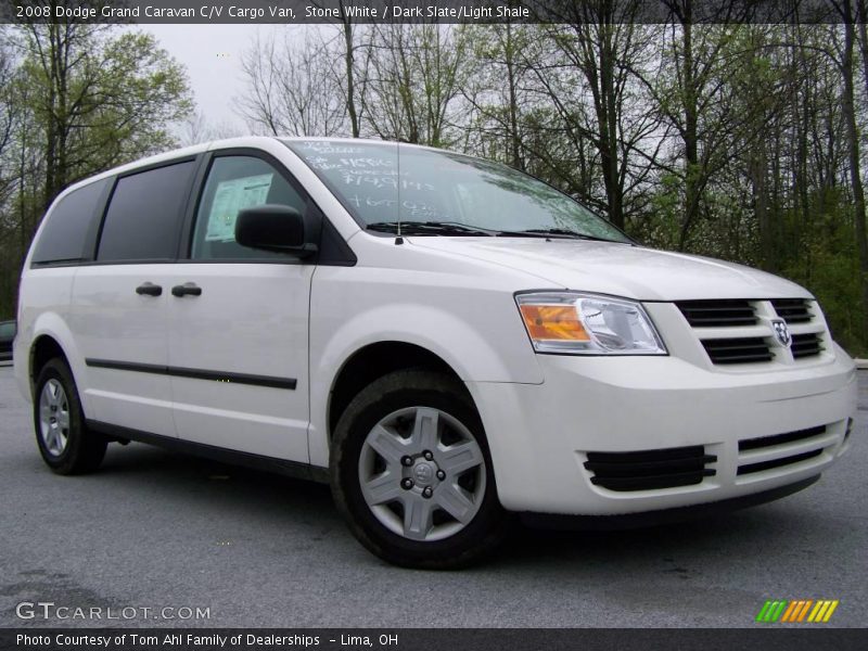 Stone White / Dark Slate/Light Shale 2008 Dodge Grand Caravan C/V Cargo Van