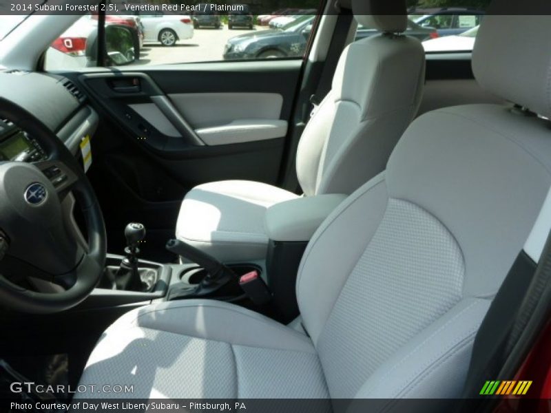 Venetian Red Pearl / Platinum 2014 Subaru Forester 2.5i