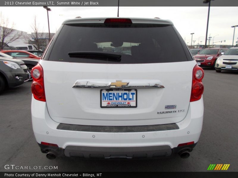 Summit White / Jet Black 2013 Chevrolet Equinox LTZ