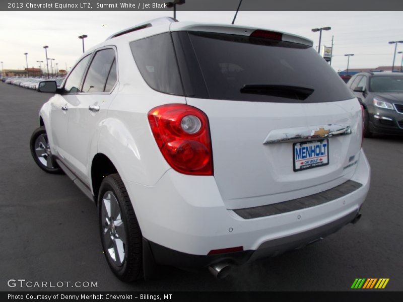 Summit White / Jet Black 2013 Chevrolet Equinox LTZ