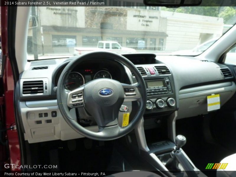 Venetian Red Pearl / Platinum 2014 Subaru Forester 2.5i