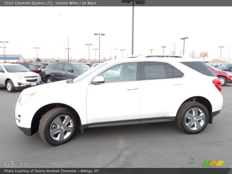 Summit White / Jet Black 2013 Chevrolet Equinox LTZ