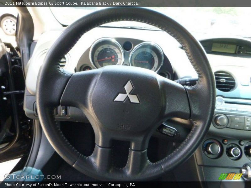 Kalapana Black / Dark Charcoal 2011 Mitsubishi Eclipse GS Sport Coupe