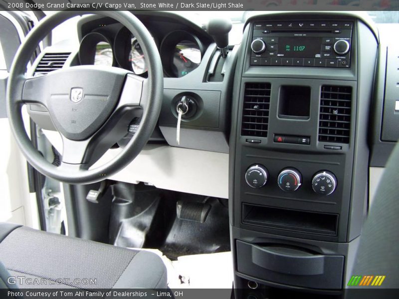 Stone White / Dark Slate/Light Shale 2008 Dodge Grand Caravan C/V Cargo Van