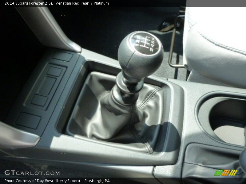 Venetian Red Pearl / Platinum 2014 Subaru Forester 2.5i