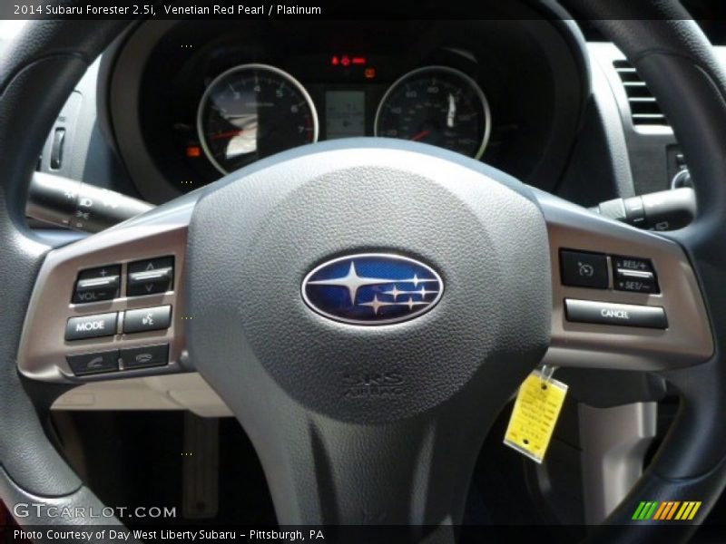 Venetian Red Pearl / Platinum 2014 Subaru Forester 2.5i