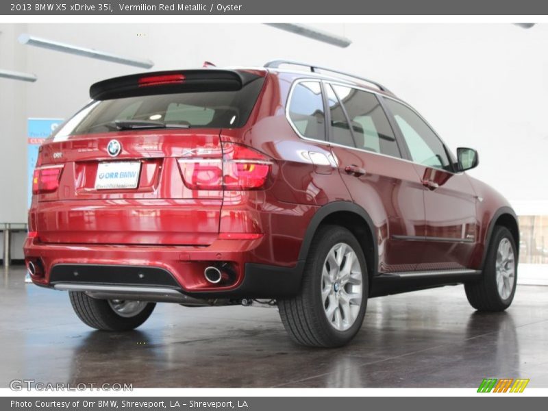 Vermilion Red Metallic / Oyster 2013 BMW X5 xDrive 35i
