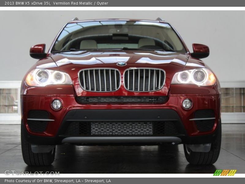 Vermilion Red Metallic / Oyster 2013 BMW X5 xDrive 35i