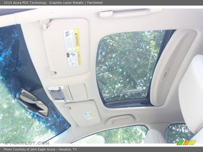 Graphite Luster Metallic / Parchment 2014 Acura RDX Technology
