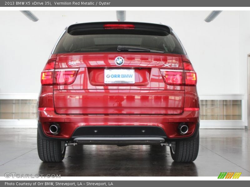 Vermilion Red Metallic / Oyster 2013 BMW X5 xDrive 35i