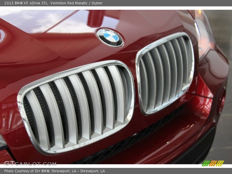 Vermilion Red Metallic / Oyster 2013 BMW X5 xDrive 35i