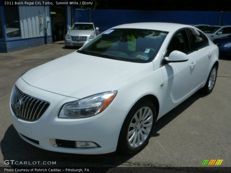 Summit White / Ebony 2011 Buick Regal CXL Turbo