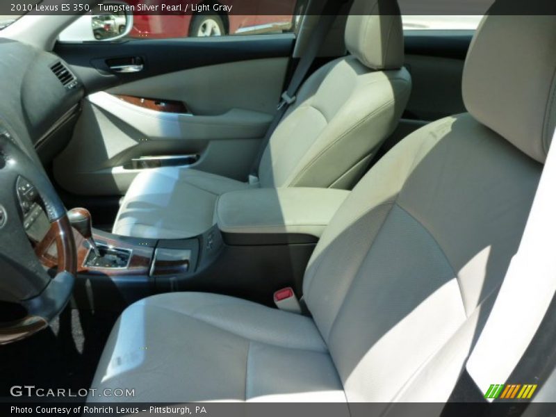Tungsten Silver Pearl / Light Gray 2010 Lexus ES 350
