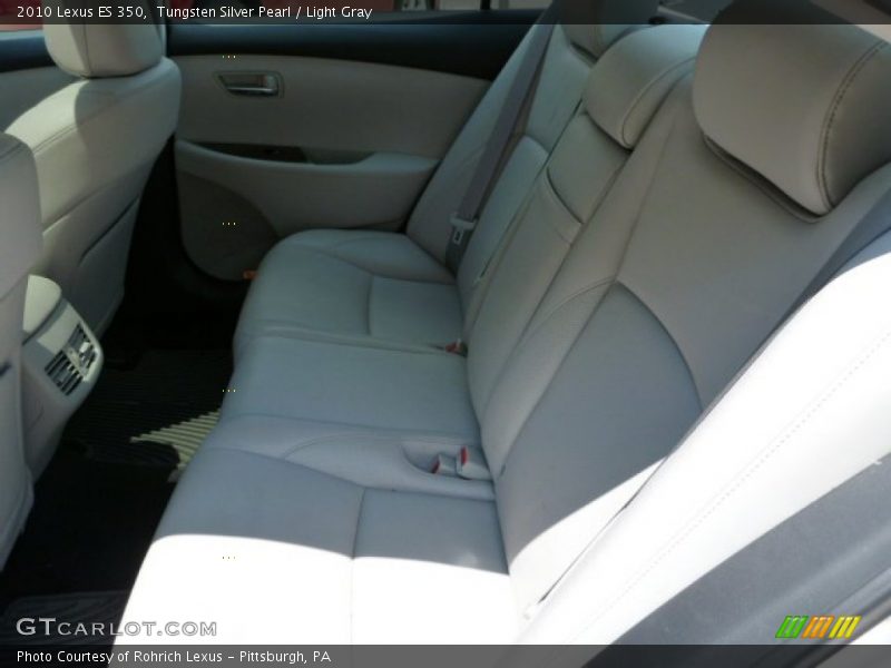 Tungsten Silver Pearl / Light Gray 2010 Lexus ES 350