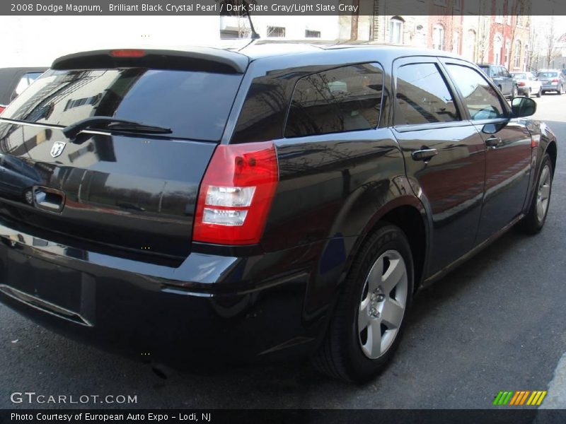Brilliant Black Crystal Pearl / Dark Slate Gray/Light Slate Gray 2008 Dodge Magnum