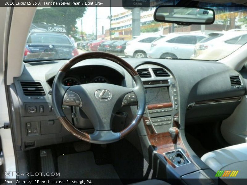 Tungsten Silver Pearl / Light Gray 2010 Lexus ES 350