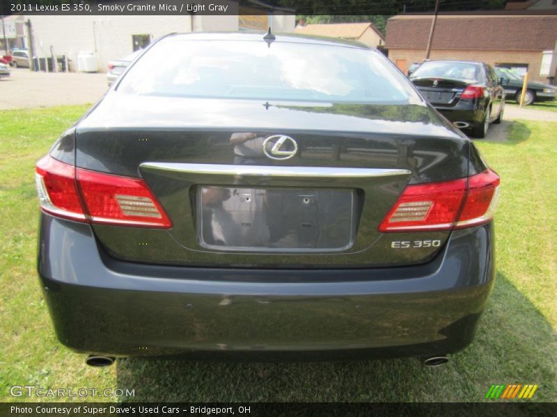 Smoky Granite Mica / Light Gray 2011 Lexus ES 350